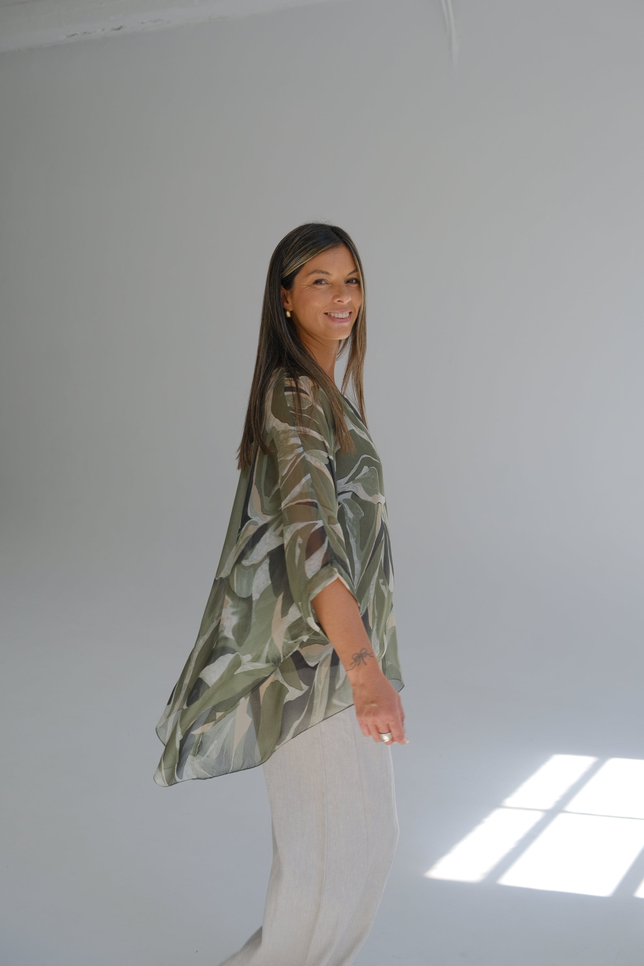 Blusa Ona Verde Seco