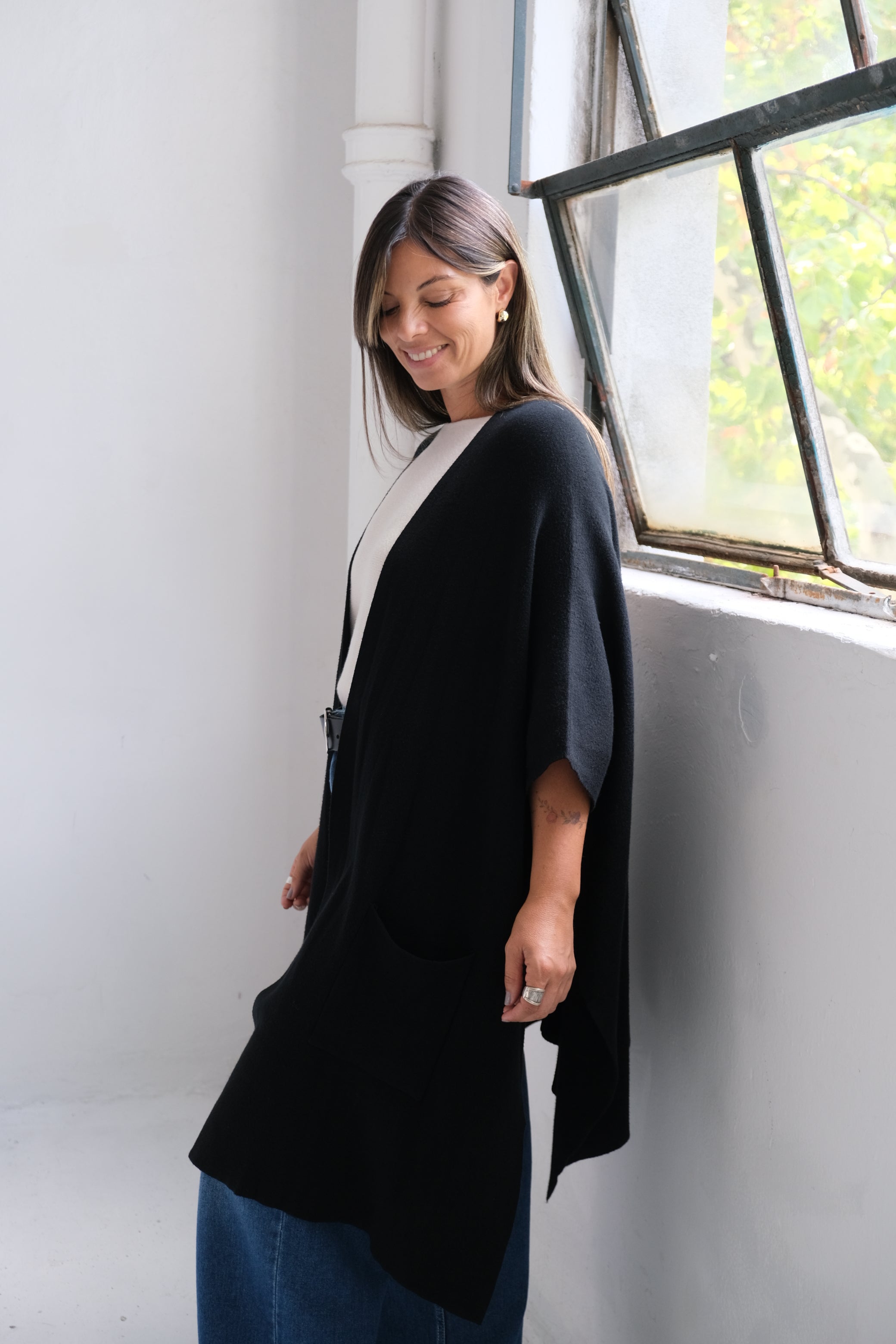 Poncho Lirio Negro