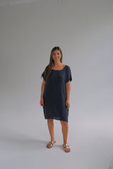 Vestido Serena Azul Marino