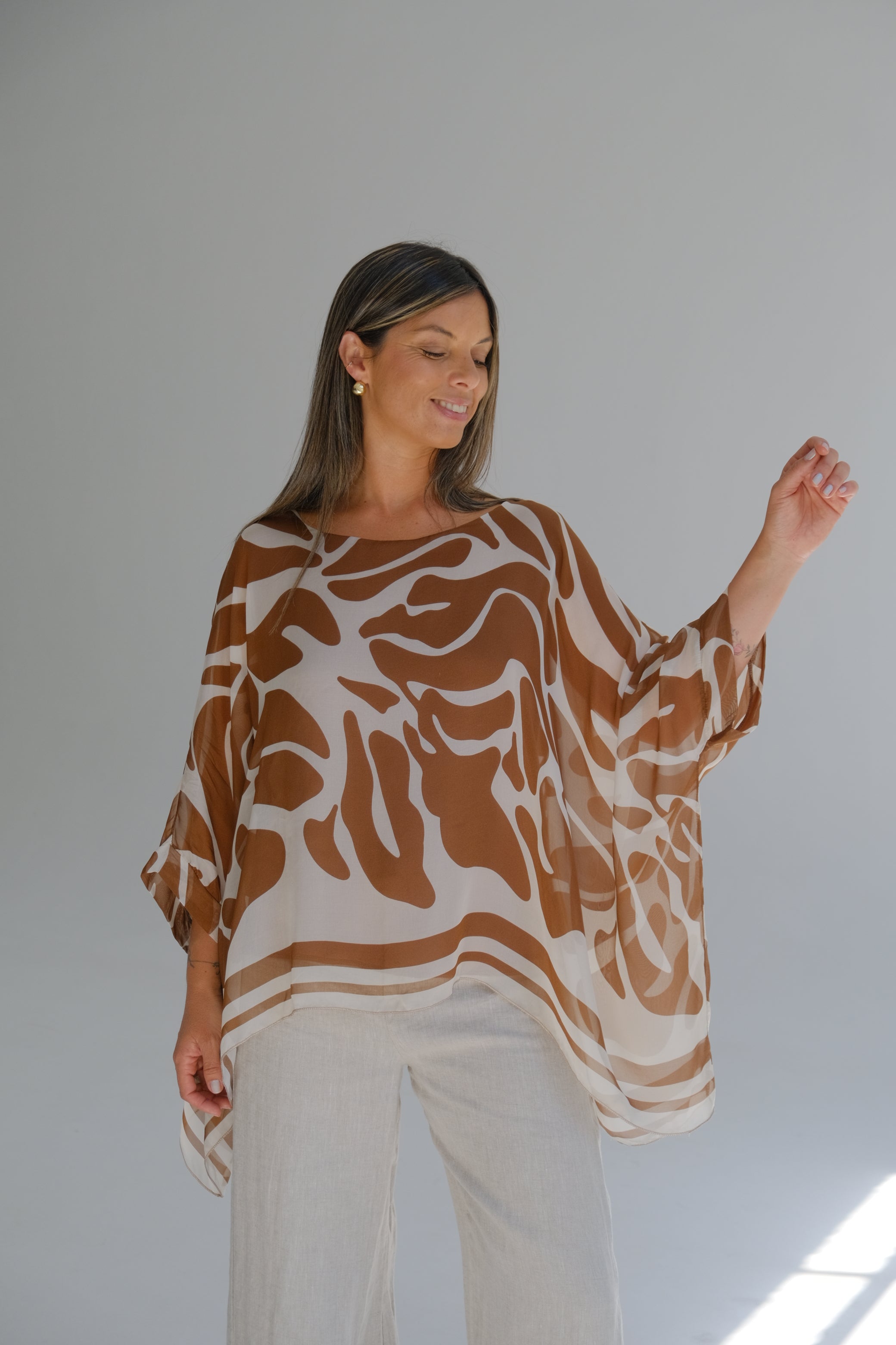 Blusa Aura Terracota