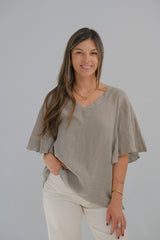 Blusa Violeta Visón
