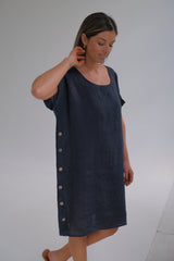 Vestido Serena Azul Marino