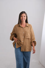 Camisa Verona Tostado
