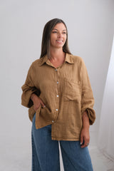 Camisa Verona Tostado