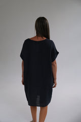 Vestido Serena Azul Marino