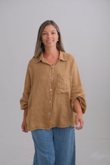 Camisa Verona Tostado