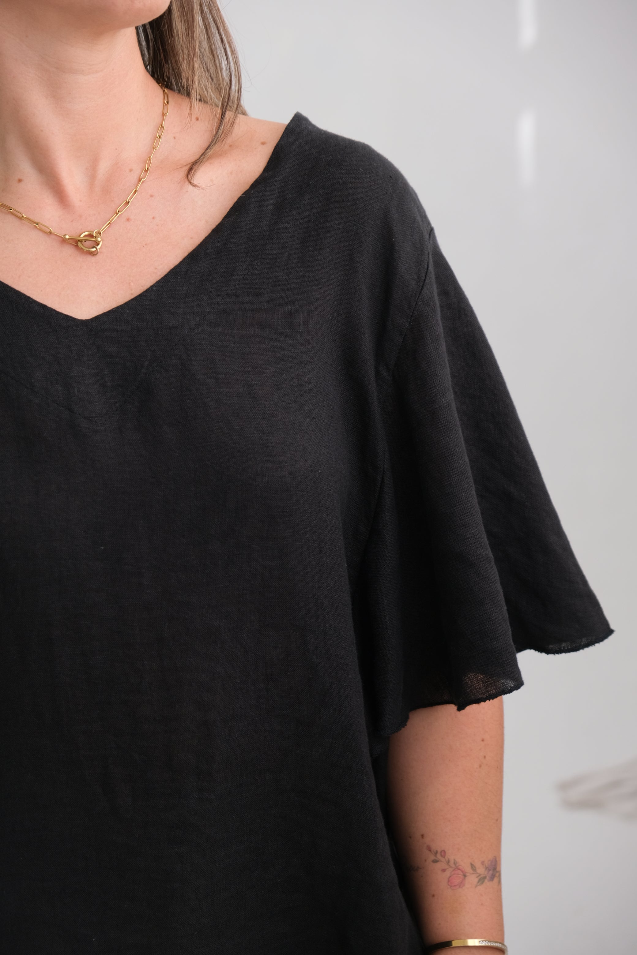 Blusa Violeta Negro