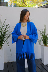 Saco Flecos Azul
