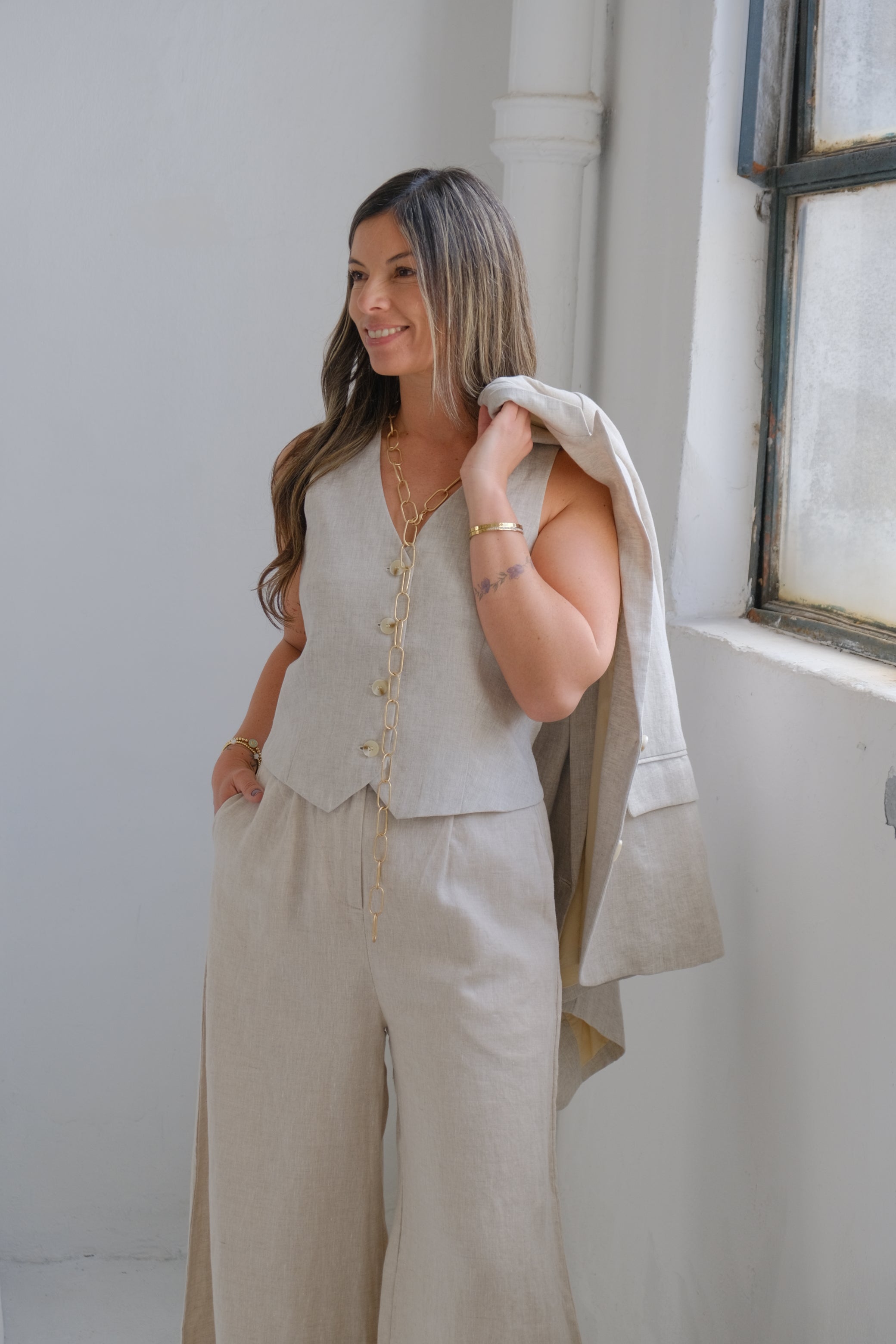 Pantalón Asia Beige CÁPSULA