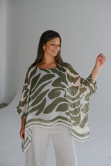 Blusa Aura Verde Seco