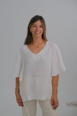 Blusa Violeta Blanco