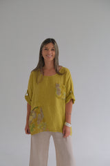 Blusa Myconos Mostaza