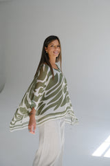 Blusa Aura Verde Seco