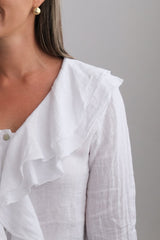 Blusa Aurora Manga Larga Blanco