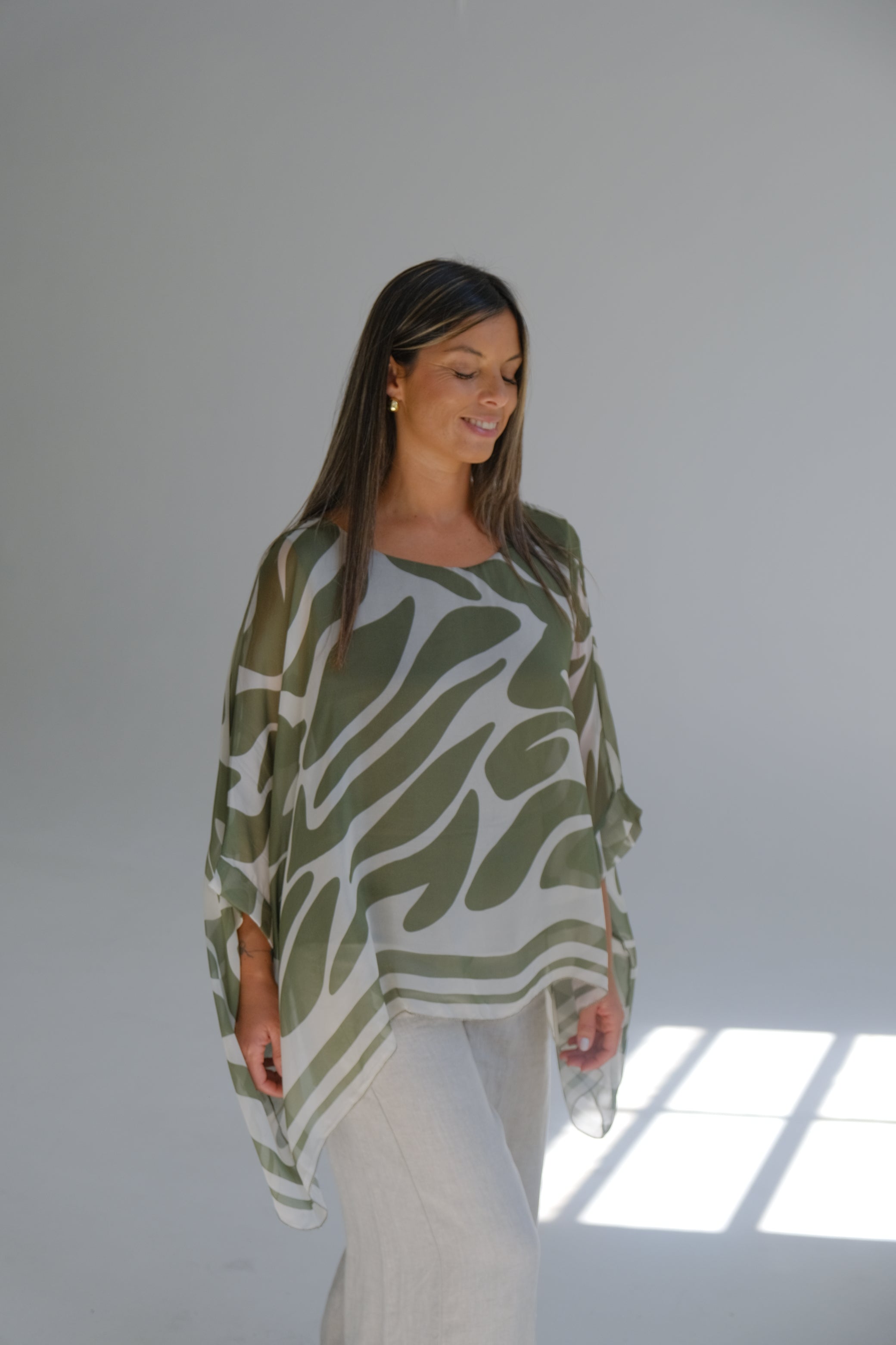Blusa Aura Verde Seco