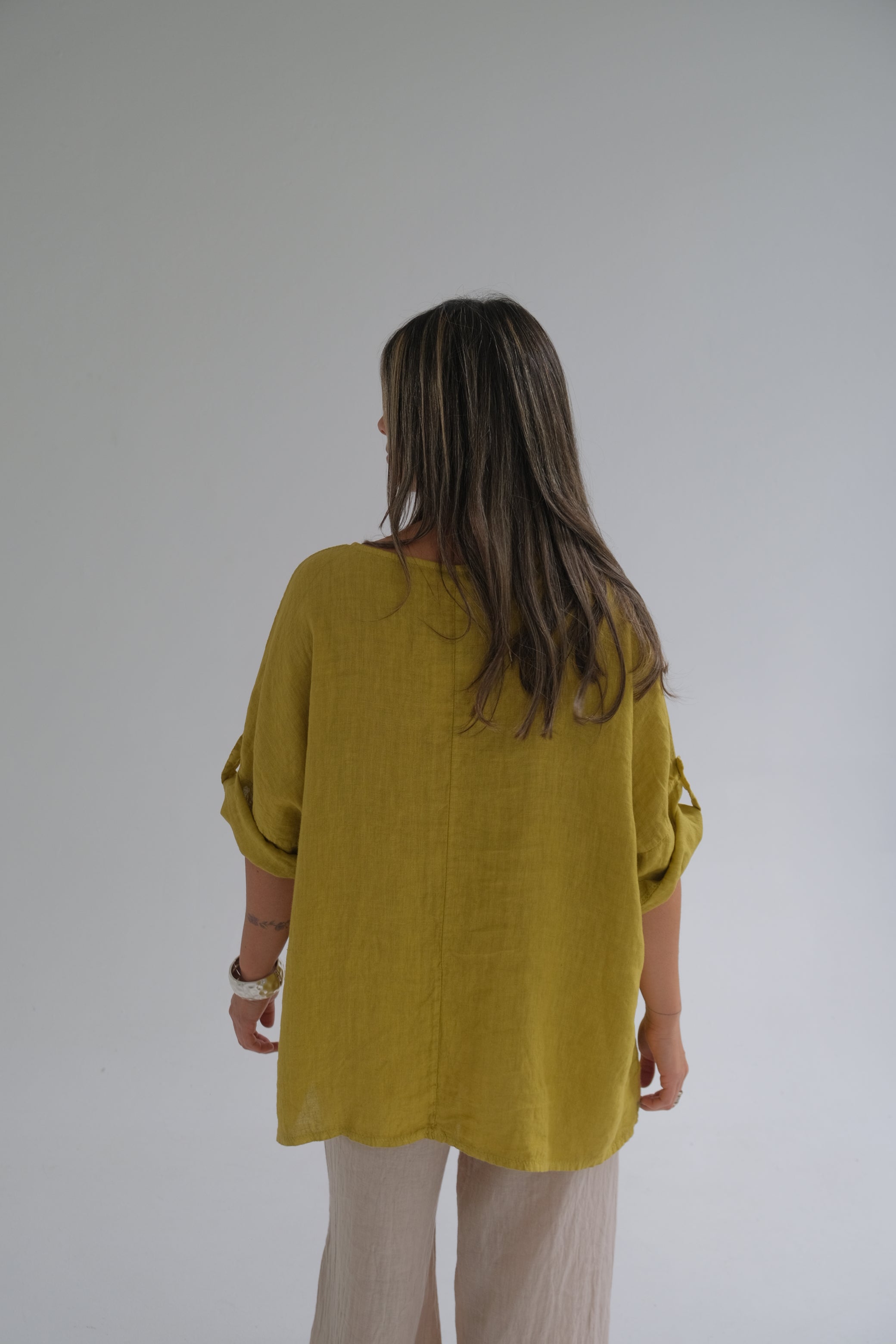 Blusa Myconos Mostaza