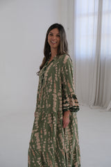 Vestido Iris Verde Seco