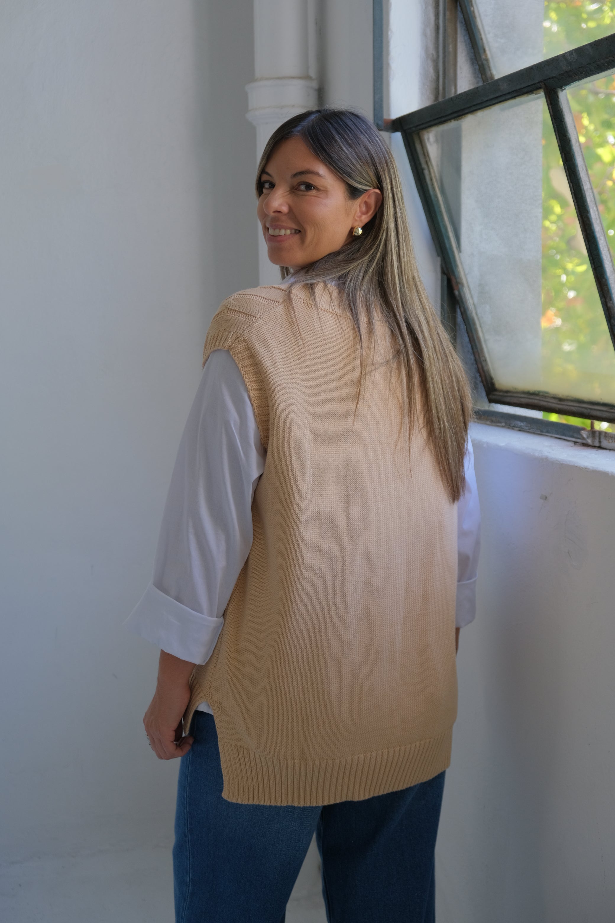 Chaleco Turín Beige