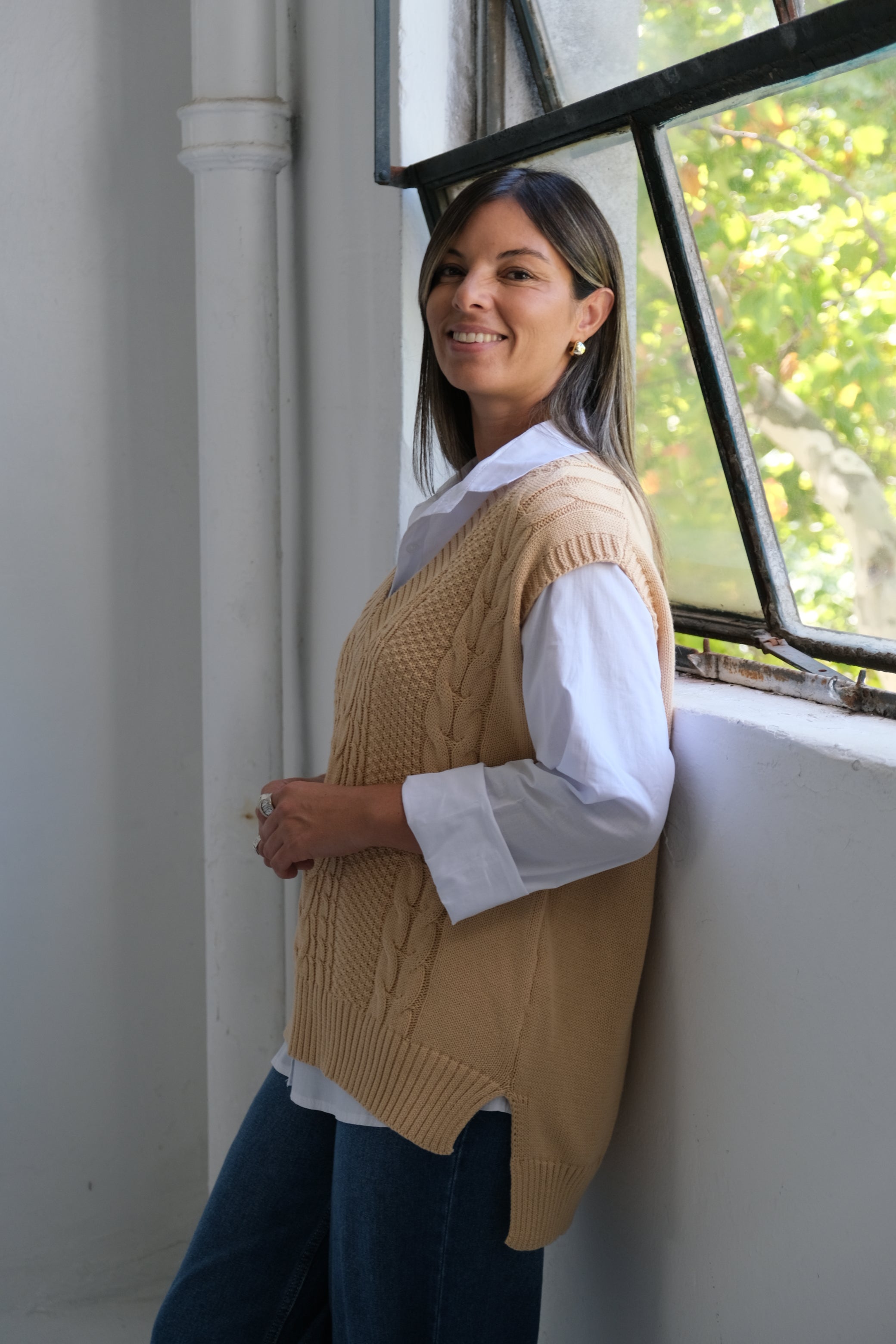 Chaleco Turín Beige