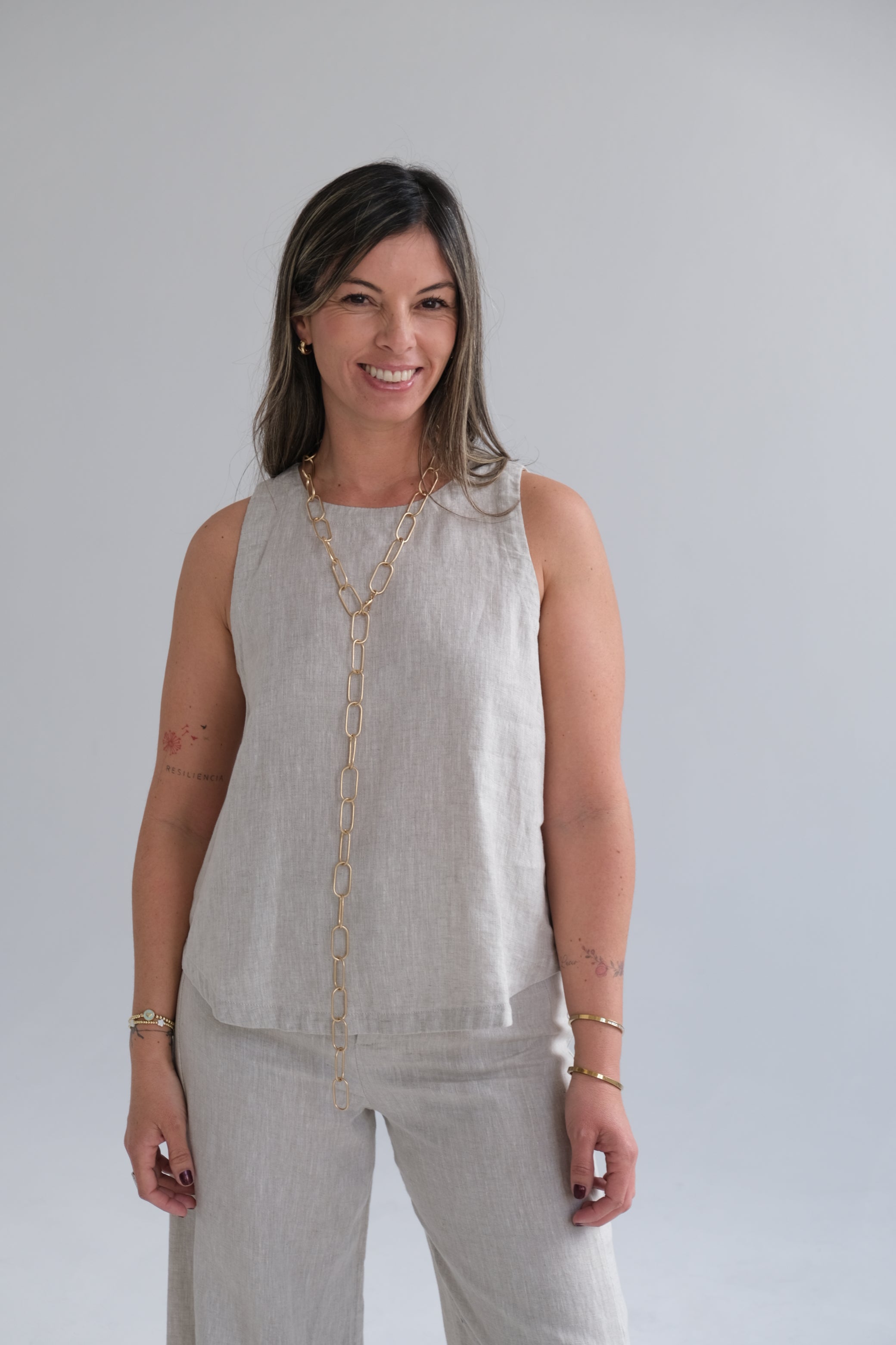 Musculosa Comodín beige CÁPSULA