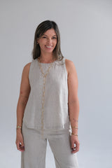 Musculosa Comodín beige CÁPSULA
