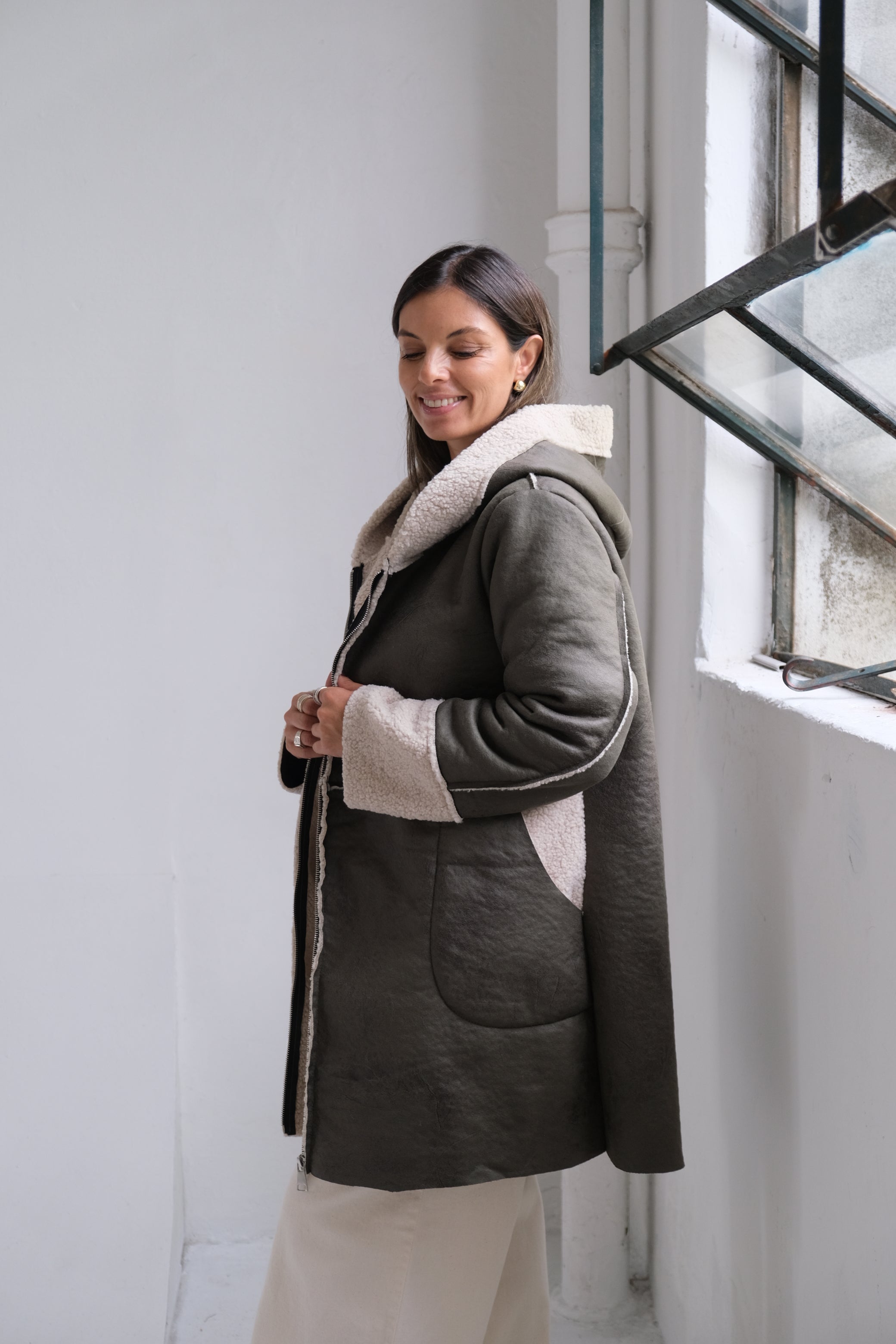 Tapado Ben Verde con beige