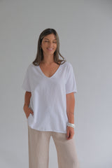 Remera Clarisa Blanco