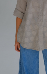Blusa Dots Visón