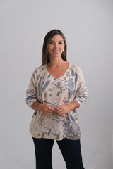 Sweater Abstracto Beige