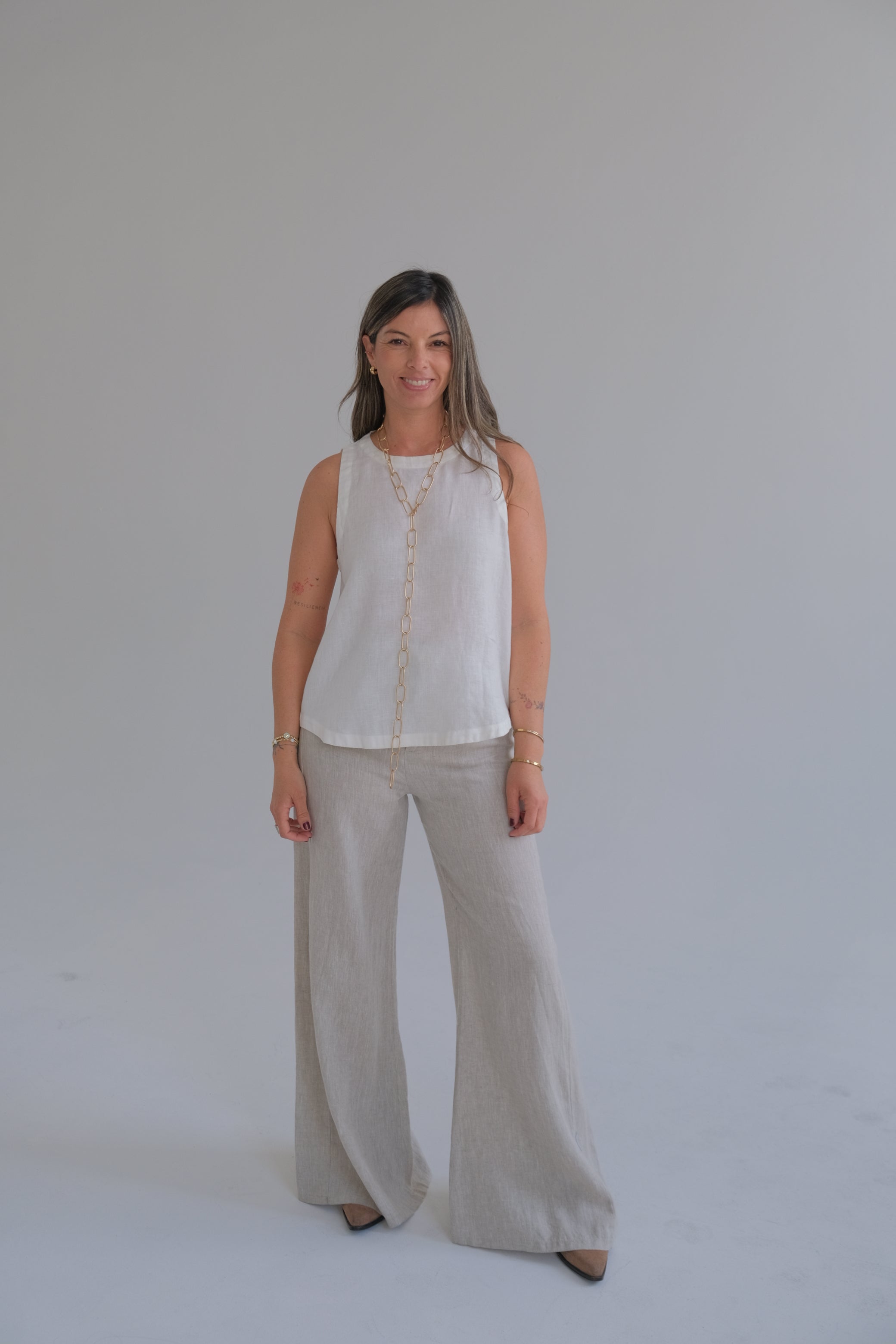 Musculosa Comodín off-white CÁPSULA