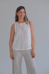 Musculosa Comodín off-white CÁPSULA