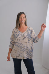 Sweater Abstracto Beige