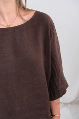 Blusa Candela Chocolate