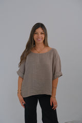 Blusa Candela Visón