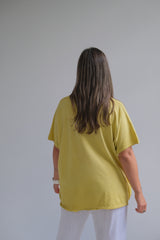 Remera Clarisa Mostaza