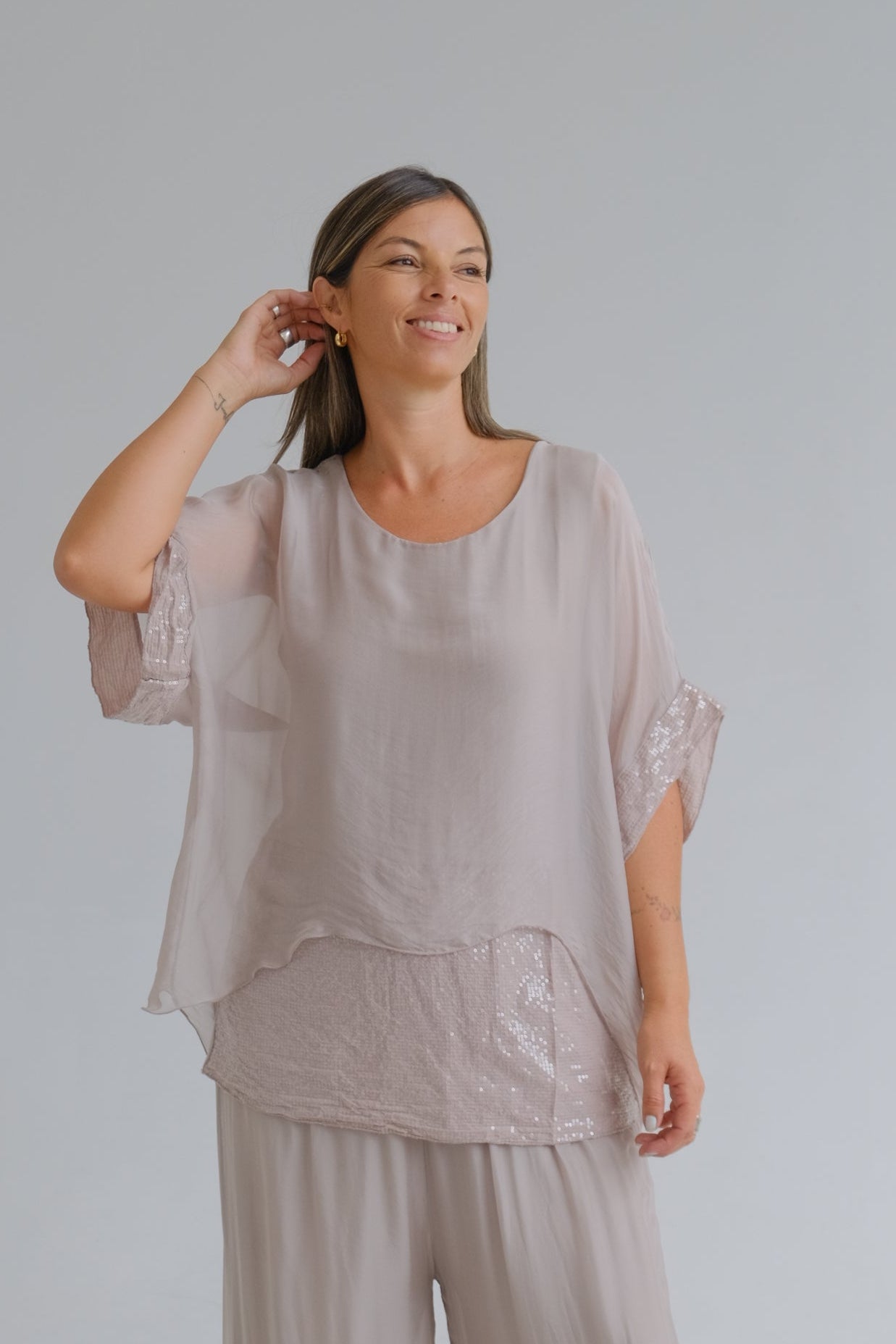 Blusa Varenna Visón