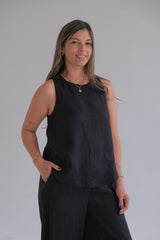 Musculosa Comodín negra CÁPSULA