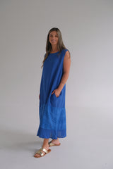 Vestido Vanessa Azul Francia