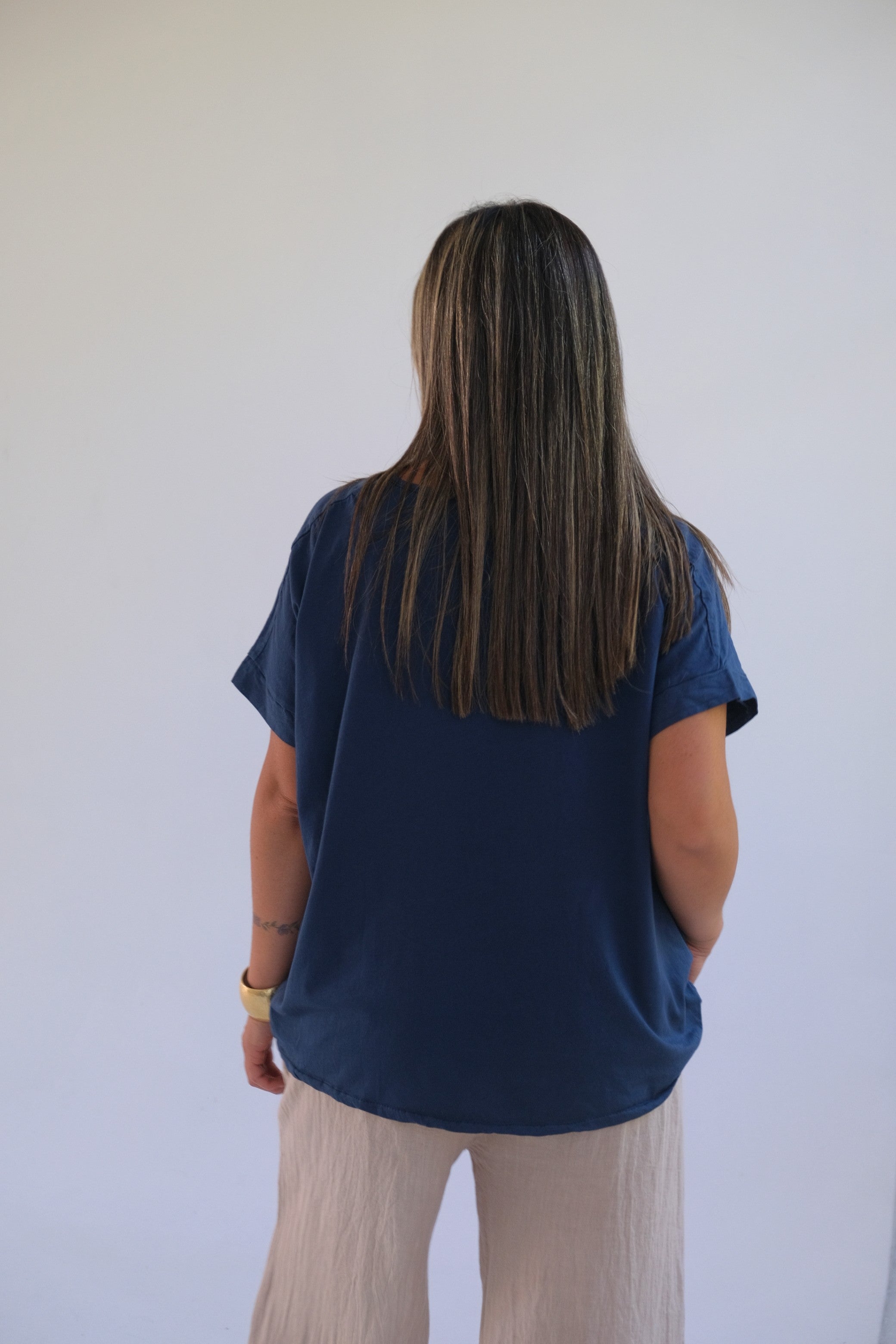 Remera Lisette Azul Marino