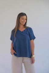 Remera Lisette Azul Marino