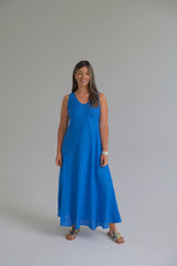 Vestido Gaia Azul Francia