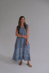 Vestido Vanessa Azul Jean