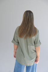 Blusa Dots Verde Seco