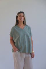 Remera Lisette Verde Seco