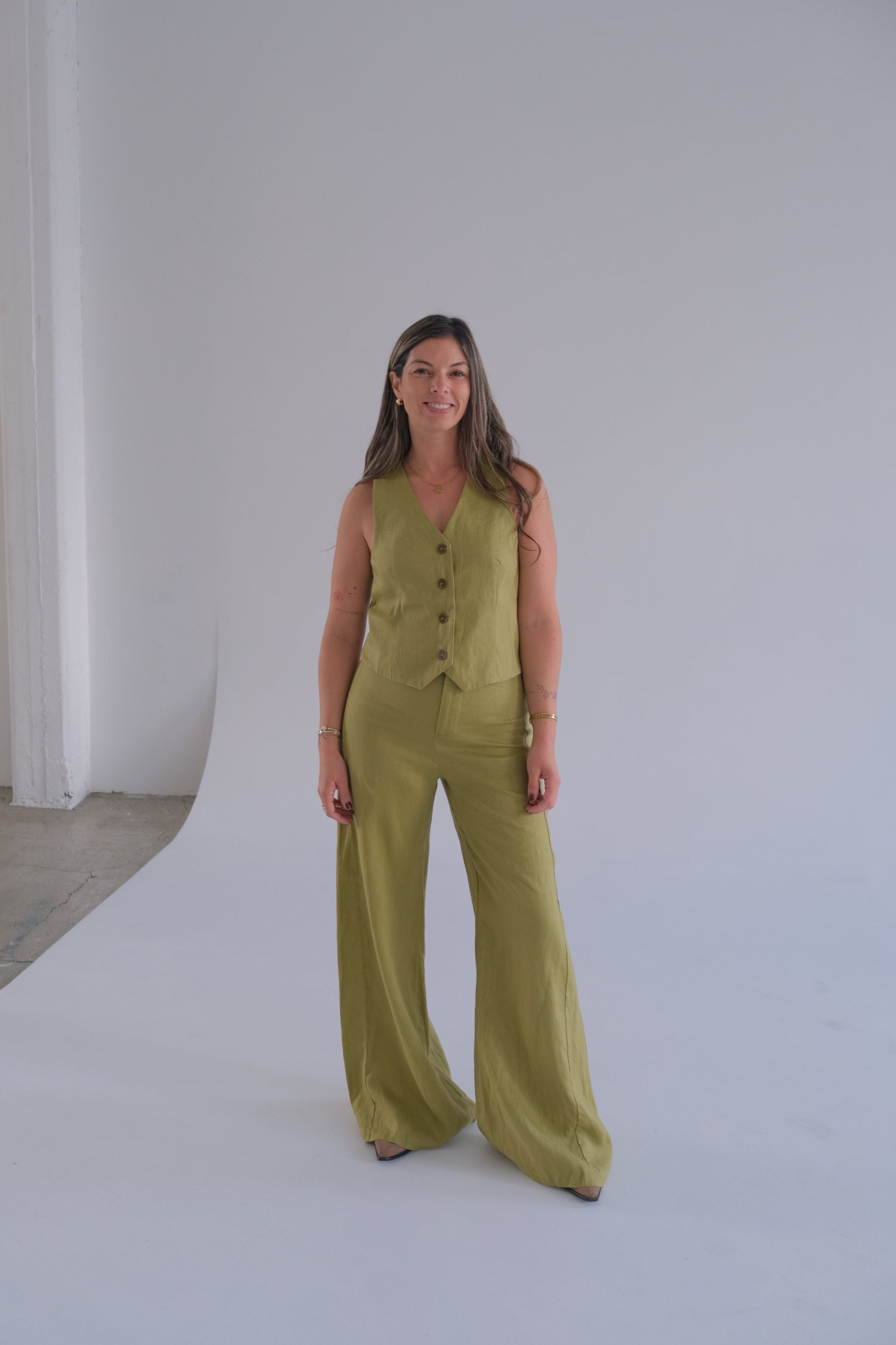 Pantalón Bruna Pistacho CÁPSULA