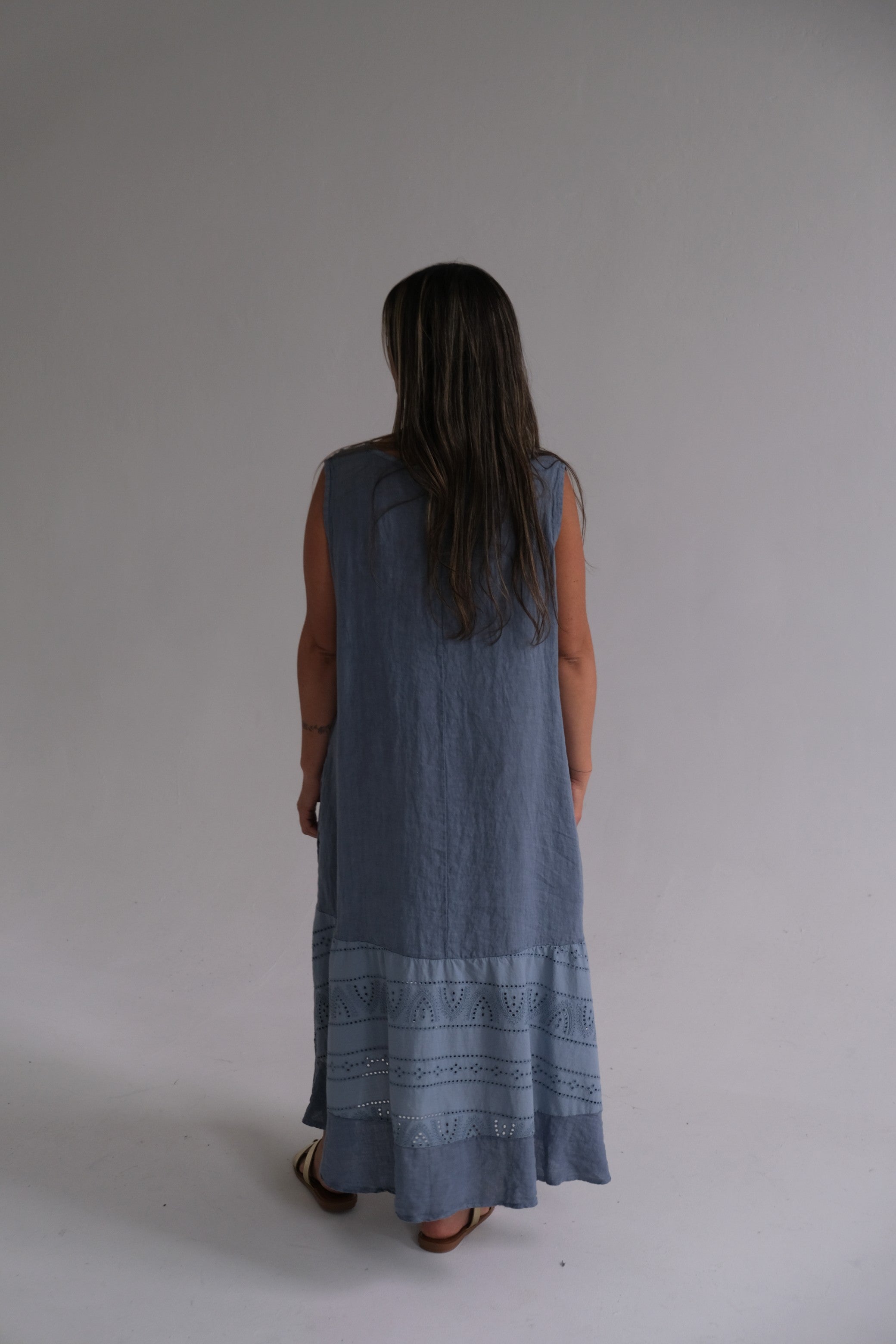 Vestido Vanessa Azul Jean