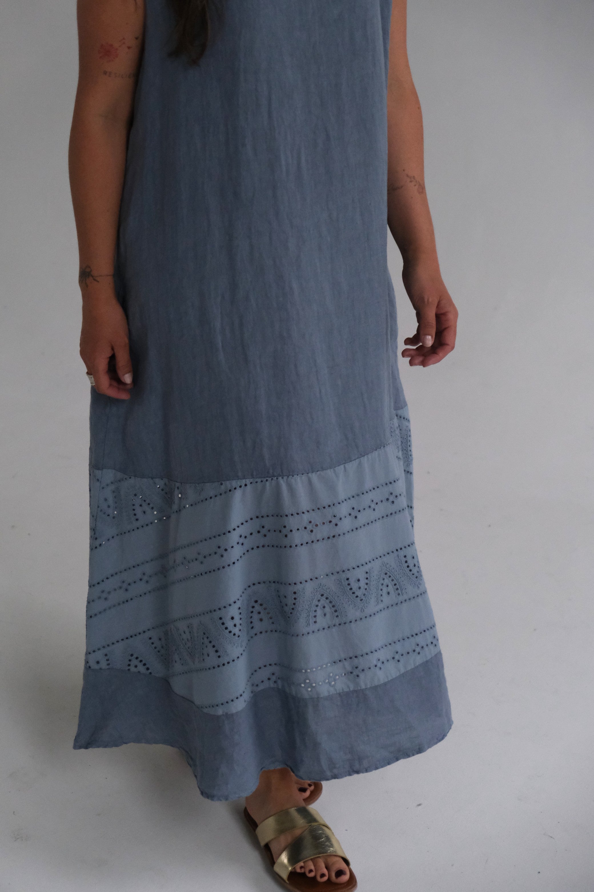 Vestido Vanessa Azul Jean