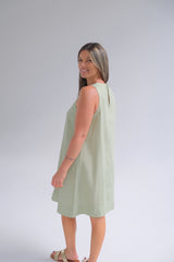 Vestido Shine Verde Lima