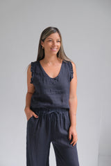 Musculosa Betiana Azul Marino