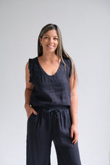 Musculosa Betiana Azul Marino